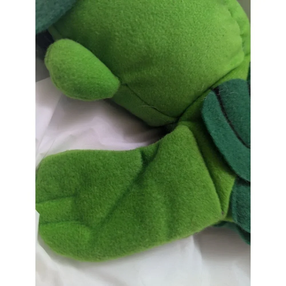 Jolly Green Giant LIttle Sprout stuffed toy hand felt hand puppet 12 inch‎